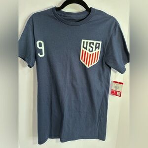USA Soccer 9 Pepi T-Shirt NWT